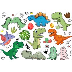 Dinosaurier barntatueringar...