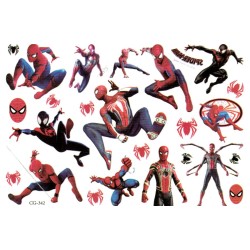 Spiderman-barntatueringar –...