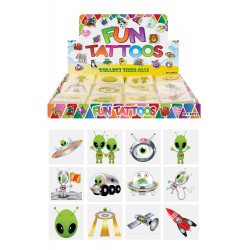Aliens-tatueringar 60 st –...