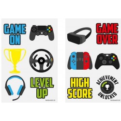 Gamer-tatueringar 60 st –...
