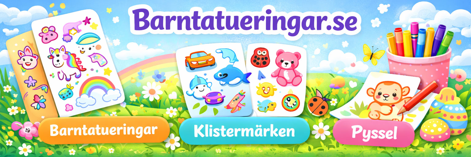 billiga barntatueringar gnuggisar tillfälliga tatueringar